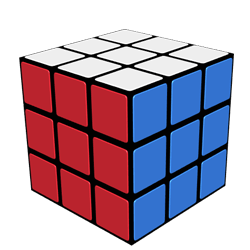 6 Stück 3x3x3 Magic Cube PVC Aufkleber für Dayan Guhong Rubik's Cube Puzzle  T1 