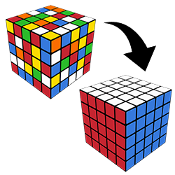 Rubik's 5x5 Cube Puzzle 